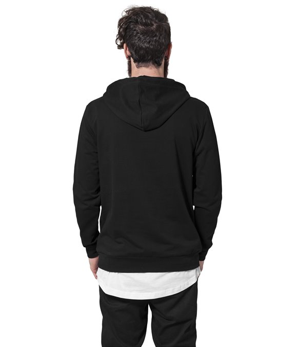 Leather Imitation Shoulder Hoody black 1